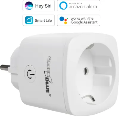 Produktbild von Wifi Smart Steckdose Wi-Fi WLAN Intelligente Steckdose Plug Stecker Alexa Google Home Google Assistant Siri Smart Home 2.4Ghz