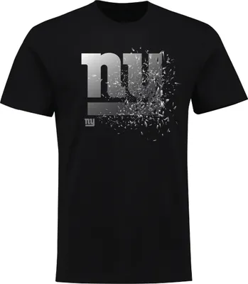 Produktbild von NFL New York Giants Shatter Graphic Logo Football Shirt schwarz (M)