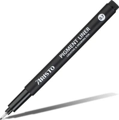 Immagine prodotto di 10 x Aristo Pigmentliner Geocollege 0,7 mm nero