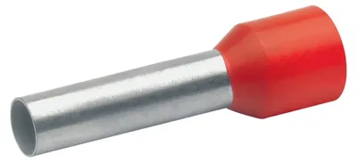 Produktbild von Klauke Aderendhülse isoliert, DIN 46228 Teil 4, 10mm², 28mm Länge, 1 Stk.