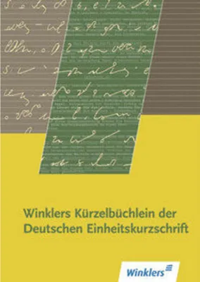 Image de Winklers Kürzelbüchlein der Deutschen Einheitskurzschrift