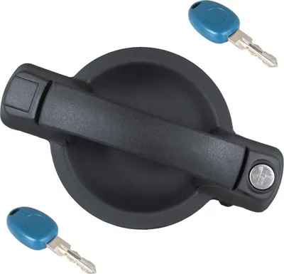 Image de Poignée de porte Porte coulissante extérieure DROITE + 2x clés 735309961 pour Fiat Doblo