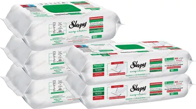 Produktbild von Sleepy Easy Clean Set 3xGrün Oberflächenreinigungstücher / 2xGrün Bodenreinigungstücher