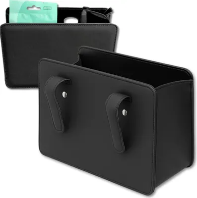 Immagine prodotto di EDIBAZZAR | Organizzatore universale per auto, nero, in ecopelle