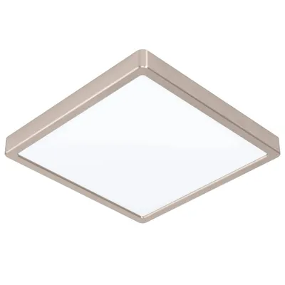Zdjęcie produktu dla Oprawa sufitowa LED Fueva 5, 20 W, 28,5 x 28,5 x 2,8 cm, matowy nikiel, neutralny biały