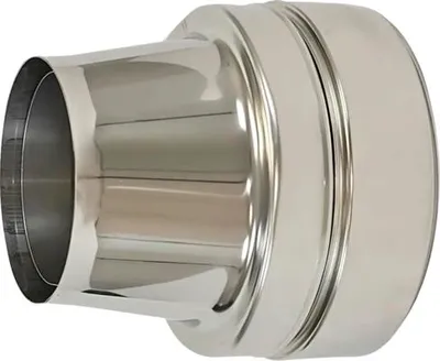 Produktbild von Übergang von Rauchrohr DN120 zu 130 doppelwandiges Abgassystem