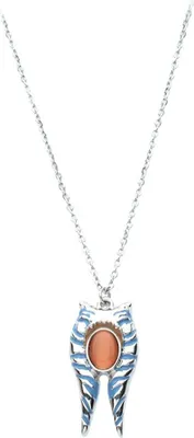 Image de Star Wars Ahsoka Tano tête pendentif argent argent One Size