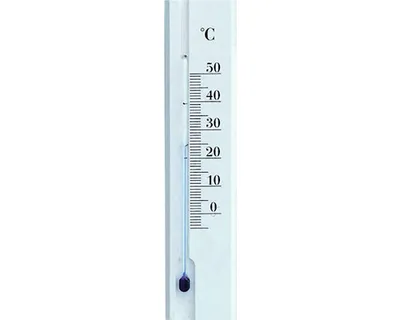 Obrázek produktu pro Pokojový teploměr dřevěný 152 mm bílý