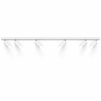 Produktbild von MasterLED Deckenstrahler LED GU10 weiß matt schwenkbar 6-flammig Aluminium IP20