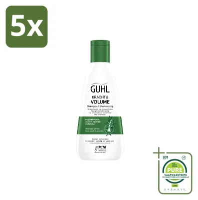 Obrázok produktu pre 5 ks šampónu Guhl Kracht & Volume - 250 ml - veľké balenie