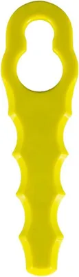 Produktbild von 100 Stück RAC158 Ersatzmesser kompatibel für Ryobi RAC155 Hochleistungsklinge und -scheibe, Kunststoffmesser zubehör für Akku Rasentrimmer Ryobi RAC157 RAC158