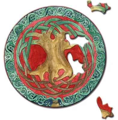 Produktbild von CURIOSI Rundpuzzle Picoli: Baum aus 33 Puppen