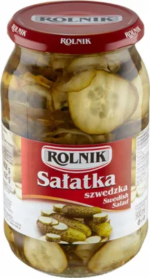 Obrázek produktu pro Rolnik Švédský salát Okurky Ocet 850 g