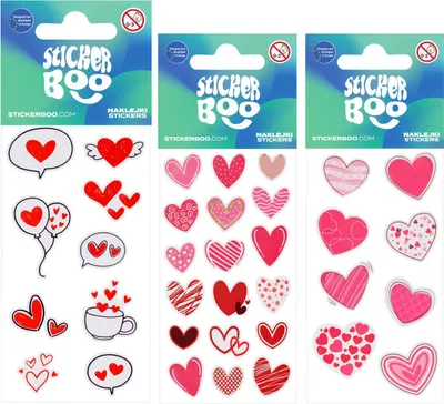 Produktbild von Herzen 3 Aufkleber Boo 534613