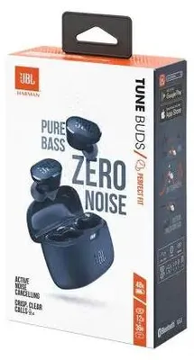 Zdjęcie produktu dla Suchawki, JBL TUNE BUDS BLU Prawdziwie bezprzewodowe suchawki douszne z redukcj szumw