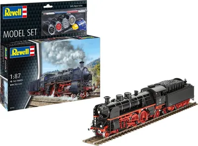 Image de Revell Model Set Schnellzuglokomotive BR18505 mit Tender 1:87