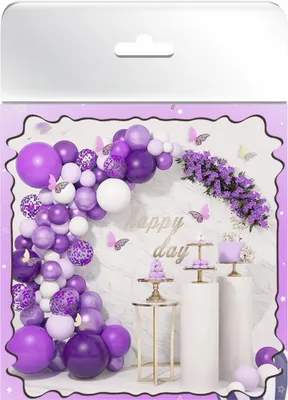 Image de Guirlande de ballons, rideau décoratif pour fête d'anniversaire, set de ballons