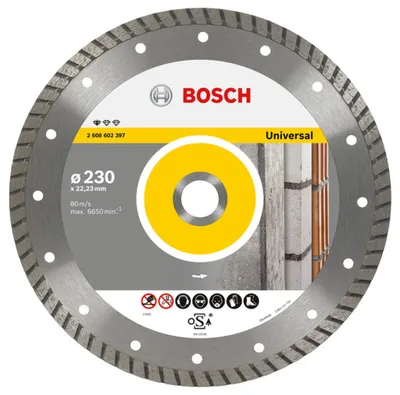 BOSCH Diamanttrennscheibe Standard Universal Turbo 150x22,23 mm