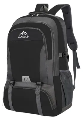 Productafbeelding van Waterdichte rugzak 55 l, zwart, voor wandelen