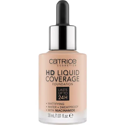Obrázek produktu pro Catrice HD Liquid Coverage Matujący podkład do twarzy 020 Rose Beige, 30 ml