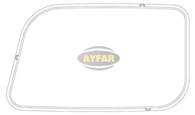 Productafbeelding van Koplampglas, rechterkant, voor Mercedes Actros MP II, modeljaren 2004-2008
