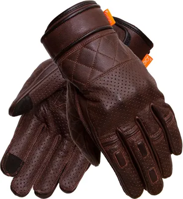 Obrázek produktu pro Motocyklové rukavice Merlin Clanstone D3O Heritage, hnědé, velikost S