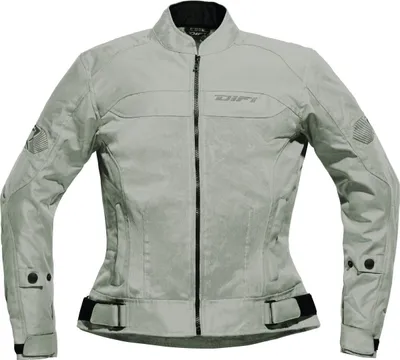 Immagine prodotto di Giacca da moto in tessuto DIFI Ibiza Air da donna, grigio chiaro, taglia 38