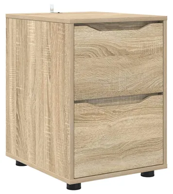 Image de vidaXL Armoire de rangement Chêne Sonoma 40 x 48 x 57 cm Matériau dérivé du bois