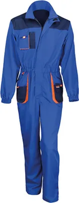Produktbild von Result WORK-GUARD R321X | Work-Guard Lite C overall / Arbeitsoverall - Farbe: Royal/Navy/Orange - Größe: M