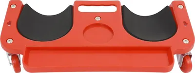 Obrázek produktu pro Chrániče kolen, ergonomický design, univerzální kolečka, červená barva