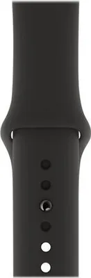 Image de Apple 42mm Sport Band - Bracelet Smart Watch - S/M et M/L - NOIR - DEM - pour montre (42 mm, 44 mm, 45 mm, 49 mm)