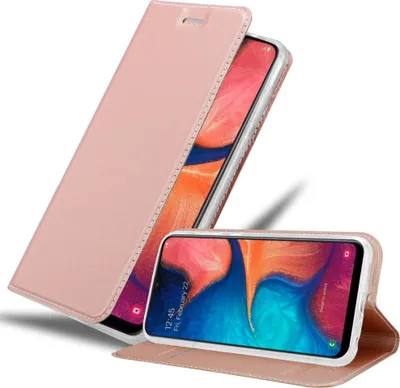 Produktbild von Cadorabo Handyhülle für Samsung Galaxy A10e / A20e Schutz Hülle in Rosa Cover Etui Book Case Booklet