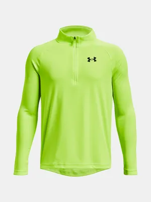 Produktbild von Under Armour T-Shirt Ua Tech 2.0 1/2 Zip-Grn 1363286-369__YXL