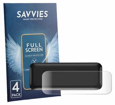 Produktbild von 4x Savvies Fullscreen Schutzfolie für Navee V25i Pro Displayschutz Folie Fullcover Klar Transparent