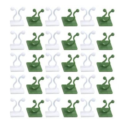 Produktbild von Pflanzen-Wand-Kletter-Clips, grüne Ranken-Clips, unsichtbare Pflanzen-Clips, Pflanzen-Wand-Clips, Ranken-Haken für Gartenarbeit,S