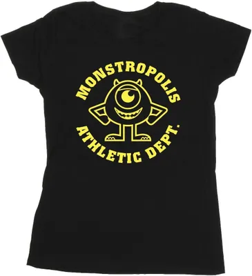 Produktbild von Disney - "Monsters University Monstropolis" T-Shirt für Damen BI49517 (XXL) (Schwarz)