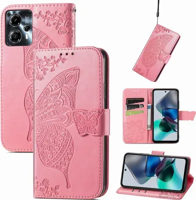 Produktbild von König Design Hülle kompatibel mit Kunstleder Handyhülle - Handy Case Rosa