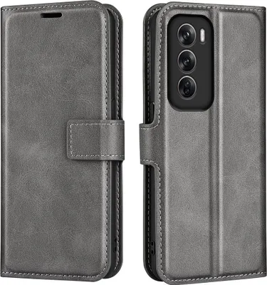 Produktbild von OPPO Reno12 Pro Hülle - Coverup Deluxe Klapphülle - Grau