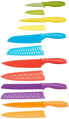 Produktbild von A. Basics Messer-Set, bunt, 12-teilig