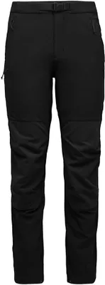Schwarze Trekkinghose "Alpine Hybrid Pants" von Black Diamond; geeignet für Herren.