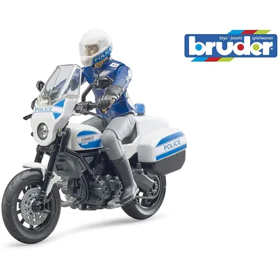 Obrázok produktu pre Bruder 62731 - bworld Scrambler Ducati Polizeimotorrad, 1:16