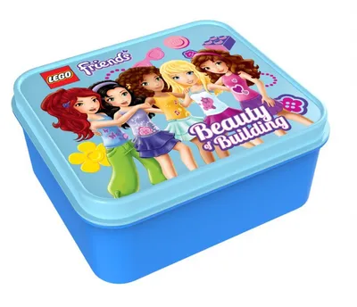 Produktbild von Lego Friends Brotdose Blau/Hellblau