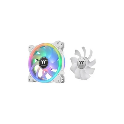 Produktbild von SWAFAN 14 RGB Radiator Fan TT Premium Edition White (3-Fan Pack) (weiß, 3er Pack, inkl. Controller, 140 mm)