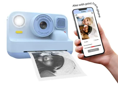 Obrázek produktu pro Denver KCA-1374BTBU dětská kamera s termálním tiskem a Bluetooth, modrá, nová