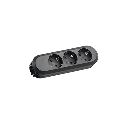 Produktbild von BACHMANN SMART Steckdosenleiste 3xCEE7/3 schwarz, ohne Zuleitung