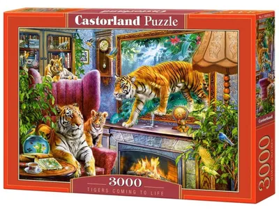 Zdjęcie produktu dla Puzzle 3000 Tygrysy ożywają CASTOR