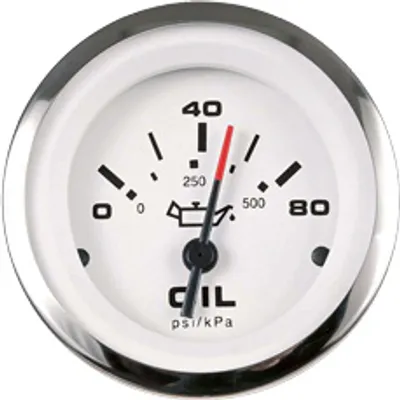 Obrázek produktu pro Allpa Lido Pro manometr tlaku oleje 0-80psi (Sw)