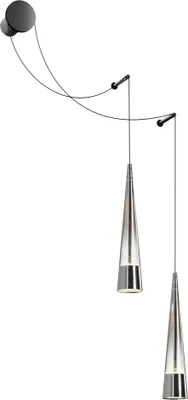 Produktbild von Maytoni Sintesi Moderne Wandlampe, Chrom, 2x LED 24W, 3000K, 840lm