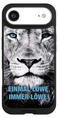 Produktbild von NIVOCASE Handyhülle für Apple iPhone Air Hülle NIVOpure Case Schwarz Löwe Offizielles Lizenzprodukt TSV 1860 München