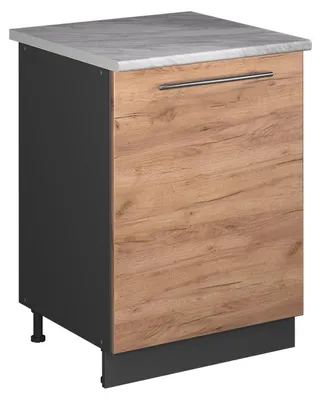 Zdjęcie produktu dla Szafka pod zlew Vicco Fame-Line Dąb goldkraft/Antracyt 60 cm, Model 63426